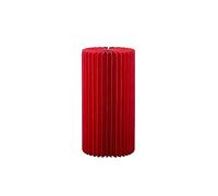 RQLSSSLMXJ Columnas de Papel Plegables con Pedestal, Soportes cilíndricos para decoración, Centro de Mesa de Boda de cartón con Forma de Pilar Romano (Color: Rojo, Tamaño: 11,8 x 23,62 pulgad