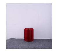 RQLSSSLMXJ Columnas de Papel Plegables, pedestales de exhibición, Centro de Mesa de cartón Estilo Pilar Romano para Bodas y decoración de Fiestas de cumpleaños (Color: Rojo - 15,75 Pulgadas,