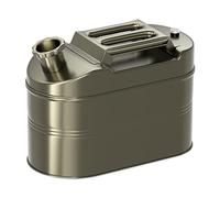 RQLSSSLMXJ Contenedor de Gasolina de Acero Inoxidable para Camping, garrafa metálica de 5 galones - Gran Capacidad, portátil y Duradera (tamaño Extra pequeño)