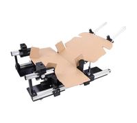 RQLSSSLMXJ Herramienta de Plegado rápido para Cajas de envío, Dispositivo Manual asistido para Cajas con tamaño Ajustable y Marco de Aluminio, 15 x 45 cm