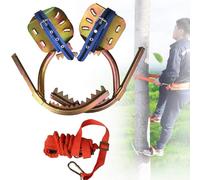 RQLSSSLMXJ Puntas Profesionales para trepar árboles con cinturón de Seguridad, diseño Antideslizante para una Escalada Segura y eficiente, Ideales para arboristas y Aventuras al Aire Libre.