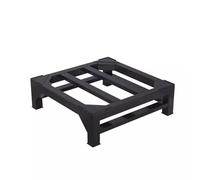 RQLSSSLMXJ Soporte para Lavadora de Alta Resistencia con Capacidad de 300 kg, Base metálica para Lavadora y Secadora, Soporte Robusto, Color Negro (55 x 55 x 15 cm) - Ideal para el hogar y la