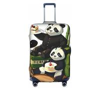 RQMPHUGNCF Pandas Of Father And Son - Funda protectora para maleta, material de alta elasticidad para viajeros, color blanco, M, White, M