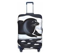 RQMPHUGNCF Seals On Ice - Funda protectora para maleta, material de alta elasticidad para viajeros, color blanco, M, White, M