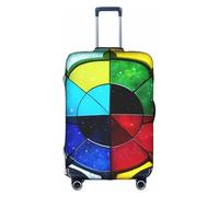 RQMPHUGNCF Shine In All Directions - Funda protectora para maleta, material de alta elasticidad para viajeros, color blanco, S, White, S
