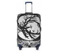 RQMPHUGNCF The Abstractionist Tree - Funda protectora para maleta, material de alta elasticidad para viajeros, color blanco, M, White, M