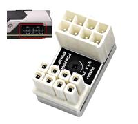 Rqrdww 180 Degree Gpu Connector, 8p Gpu Angle Adapter, Wear-Resistant Gpu Adapter, Gpu Angle Adapter, Compact Gpu Connector, PC Connector, Metal GPU Connector for Daily Life, Game, Work