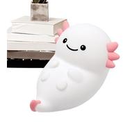 Rqrdww Axolotl Night Light, Cute Kids Night Lamp, Silicona Touch Lamp, Patting Nightlight Kids, Nursery Night Light, Recargable Touch Lamp, Soft Kids Lamp, Portable Night Light, Axolotl Touch Lamp