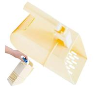 Rqrdww Cat Litter Shovel, Non-Stick Litter Scooper, Poop Shovel For Cats, Heavy Duty Litter Scoop, Deep Cat Litter Shovel, Cat Poop Sifter Tool, Litter Scoop with Sand Bag