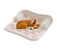 Rqrdww Dog Couch Bed, Pet Furniture Cover, Non Slip Sofa Protector, Fuzzy Calming Dog Bed, Cat Couch Protector, Ultra Soft Flannel Pet Mat, Pet Mat for Furniture, Dog Bed for Small Pets