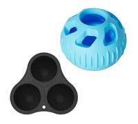 Rqrdww Dog Puzzle Ball, Interactive Dog Ball Toys, Interactive Dog Treat Ball, Puzzle Feeder Ball, Dog Puzzle Treat Dispensing Ball, Puppy Puzzle Toy, Dog Enrichment Toy, Treat Dispensing Toy