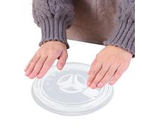 Rqrdww Microwave Food Cover, Foldable Silicone Lid, Silicone Bowl Cover, Kitchen Dish Cover, Plate Dish Lid, Microwave Splatter Guard, Silicone Cover, Food Safe Dish Cover