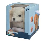 Rqrdww This Interactive Plush Robot Puppy Mimics The Actions of A Real Dog, Including Walking, Barking, and Wagging Its Tail. Its Movements Provide an Engaging Experience for Children