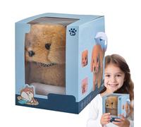 Rqrdww This Interactive Plush Robot Puppy Mimics The Actions of A Real Dog, Including Walking, Barking, and Wagging Its Tail. Its Movements Provide an Engaging Experience for Children