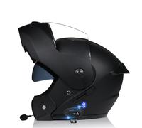 RQTEUYE Bluetooth Cascos Modulares Moto, ECE Homologado, Bluetooth Cascos Integrales Moto Flip Up con Doble Visera MicróFono Doble Altavoz para Hombres Mujeres Adultos S-XL (21.6-24.4in)