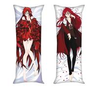 RQYJY Funda de Almohada Dakimakura de Anime Black Butler, con impresión de Doble Cara sin censura para decoración de cojín,4-150 * 50CM