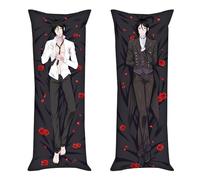 RQYJY Funda de Almohada Dakimakura de Anime Black Butler, con impresión de Doble Cara sin censura para decoración de cojín,1-160 * 50CM