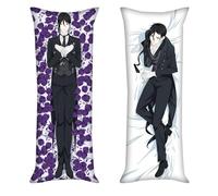 RQYJY Funda de Almohada Dakimakura de Anime Black Butler, con impresión de Doble Cara sin censura para decoración de cojín,2-150 * 50CM
