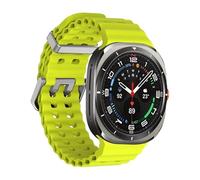 RR CUSTOMS BAD BOYS Correas Compatibles con Samsung Galaxy Whatch Ultra 47 (AMARILLO FLORESCENTE)