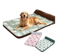 Rr tianshi Cama ortopédica para perros con almohada, funda de tela Oxford extraíble e impermeable, colchón de rejilla cómoda, cama antideslizante de apoyo para las articulaciones para perros pequeños