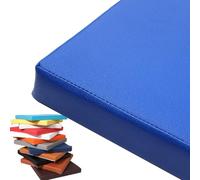 Rr tianshi Cojín de asiento impermeable para exteriores, cojín de asiento de jardín, cojín de espuma gruesa de piel sintética, 40/45/50 cm, con funda extraíble para oficina, hogar, patio (50 x 50 x 5