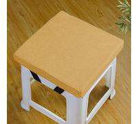 Rr tianshi Cojines de asiento antideslizantes para sillas de comedor, cojines de asiento lavables para taburete, jardín, interior, exterior, oficina en casa (35 x 35 x 3 cm, amarillo)