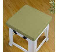 Rr tianshi Cojines para silla con hebilla antideslizante, almohadillas para sillas de comedor, cojines de asiento suaves para el hogar, oficina, jardín, interiores y exteriores (30 x 40 x 3 cm, verde)