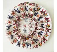 Rr tianshi Fundas redondas para taburetes grandes con bandas elásticas, funda de asiento de silla grande, funda de cojín duradera para taburete tatami para el hogar, oficina, silla de bar (50 x 50 x 6