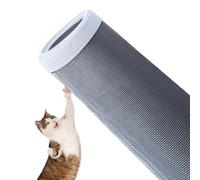 Rr tianshi Redes de seguridad para balcón, protección de ventana para gatos, protección de malla para gatos, red de seguridad antiarañazos, mosquitera (150 x 150 cm, blanco y gris)