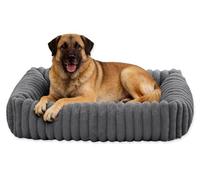 Rr tianshi Sofá cama grande para perros medianos, ultrasuave, lujoso, lavable, colchón cálido y calmante para perros peludos, con funda extraíble con cremallera, sofá antideslizante para mascotas (S