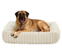 Rr tianshi Sofá cama grande para perros medianos, ultrasuave, lujoso, lavable, colchón cálido y calmante para perros peludos, cama con funda extraíble con cremallera, sofá antideslizante para mascotas