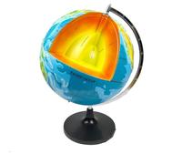 RR-YRN Modelo del Interior de la Tierra, Modelo de Globo 3D para Estudiantes de Primaria y Secundaria Material didáctico de geografía Decoración de Escritorio Moderna