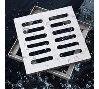 Rra Grates - Rejillas de alcantarillado HeavyDu de 150 x 150 mm para un agua potable eficiente en jardines, patios y áreas comerciales, cubiertas de rejilla