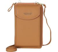 RRANCharltu Bolso de Teléfono Móvil para Mujer Cuero PU Mini Bolso Bandolera con Correa de Hombro Ajustable y Ranuras para Tarjetas