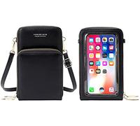 RRANCharltu Bolso de Teléfono Móvil para Mujer Gran Capacidad con Pantalla Táctil Bolso Bandolera para Mujer con Correa Ajustable