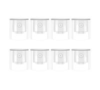 Rraqkst 8 boquillas de pulverización para robot aspirador para Hobot Legee serie 669/668/7 Piezas de repuesto