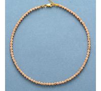 RRBXXUYN Simple Choker Necklaces Fashionable Women Beaded Collar Necklace Designer Jewelry (Pink Opal)