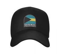 RRCRUHG Clásica Gorra de béisbol El Emblema de la Bandera de Las Bahamas Vintage táctico Vintage de Espuma con Cierre de Espuma Mujer For The Sun Ajustable Camisa Deportiva Masculina de algodón