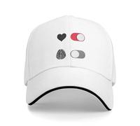 RRCRUHG Gorra de béisbol clásica Abre el corazón y Cierra la Mente Mujeres Camionero Primavera y2k Deporte al Aire Libre Adorable Sol Ajustable Deportivo Ajuste de algodón Gorro