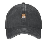 RRCRUHG Gorra de béisbol clásica cómica Corgi Butt de Hombre tamaño Grande Sun Golf Luxury para Mujer 2025 Casual Transpirable y Ajustable para Hombre Ajuste de algodón