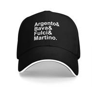 RRCRUHG Gorra de béisbol clásica, directores de Terror Italianos, 4 Tallas Grandes para Hombres, Gorra Deportiva Casual y Ajustable para Mujer, Ajustable y Transpirable, Ajuste