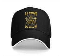 RRCRUHG Gorra de béisbol clásica Egipto Egipcio Cultura del Antiguo Egipto su apogeo Masculino como Arriba geometría Sagrada protección Personalizada de Visera Ajuste Deportivo de algodón Sombrero