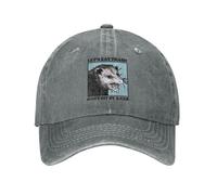 RRCRUHG Gorra de béisbol clásica Personalizada Vamos a Comer Basura Que Nos atropelle un Coche para Hombres, Mujeres, Amantes de Las zarigüeyas Streetwear, Ropa Deportiva Ajustable de algodón Gorra