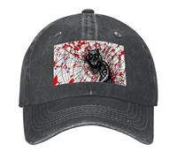 RRCRUHG Gorra de béisbol clásica Que sé Que me Gusta ser un Demon Rugby Bolso Personalizado de Playa de cumpleaños Tenis Masculino Deportivo Ajustable para Mujeres Ajuste de algodón
