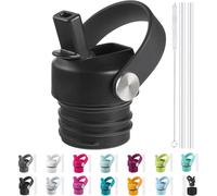 RRegeny Tapa de Paja Compatible con Hydro Flask Boca estndar 21 24 oz Tapa Flexible Deportiva Accesorios para Botellas de Agua Tapa de Repuesto
