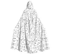 RRhgipp Arrow - Capa larga con capucha unisex para adultos, capa de vampiro, bruja, disfraz de regalo, 59 pulgadas