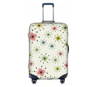 RRhgipp Atomic Stars - Funda protectora de equipaje con diseño retro y lavable, funda elástica de viaje, White, S