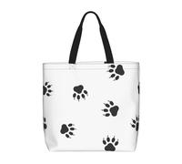 RRhgipp Bear Paw - Bolsa de lona plegable para la compra