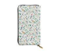 RRhgipp Bird and Flower - Carteras largas de piel con bloqueo RFID para mujer, tarjetero, teléfono, bolso de viaje, regalos