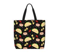 RRhgipp Bolsa de lona plegable para fiesta de martes, bolsa de compras de tela, bolsa de compras